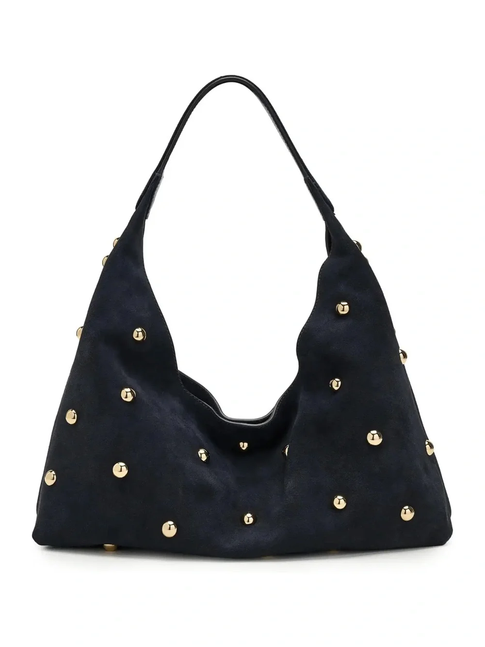 NWT Madewell The Mylie Shoulder Bag in Juniper Berry Studded Suede